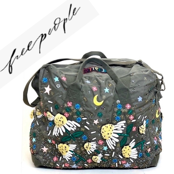 Free People X The Falls Tufted Daisy” Oversized Aviator Margueritte Week… - Picture 1 of 15